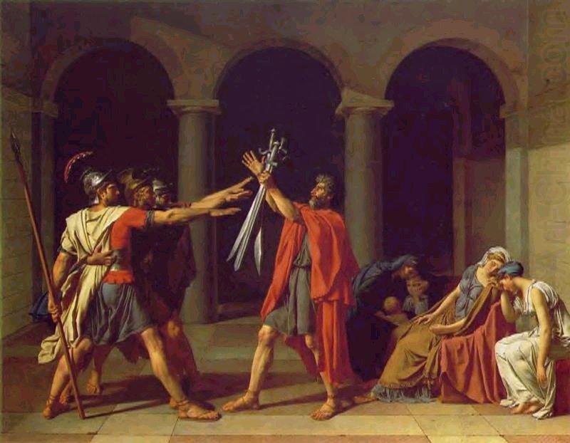 Jacques-Louis David Oath of the Horatii china oil painting image